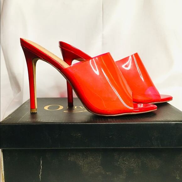 Olivia Jaymes Women's High Heel Stiletto Shoes Open Toe - Picture 2 of 9